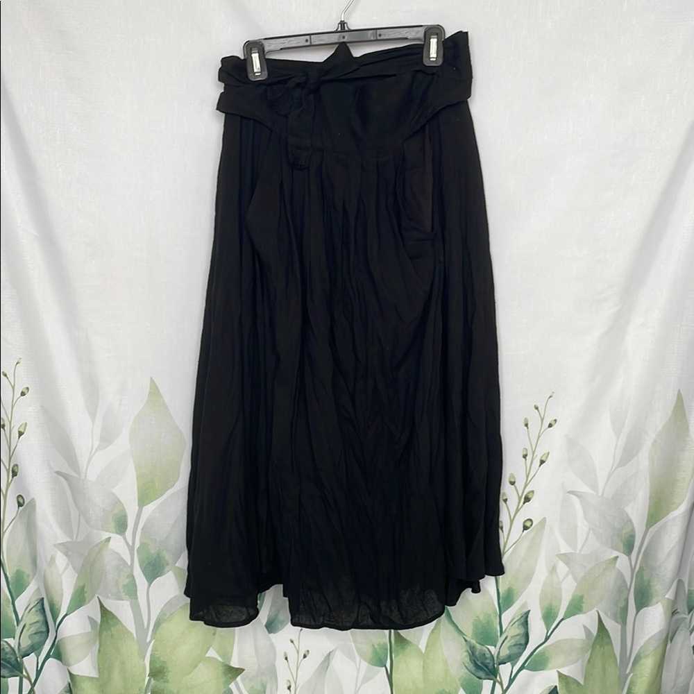 Free people black maxi skirt